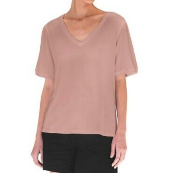 🏷️MOD REF Puff Sleeve Lightweight Knit Sweater Mauve XXL - Picture 1 of 1